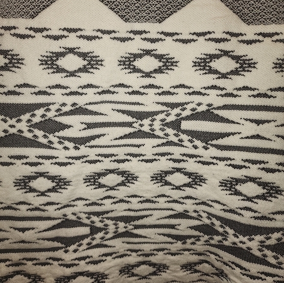 BNCI Boundless North Free Spirit Cardigan Wrap L Jacket White Black - Picture 8 of 9